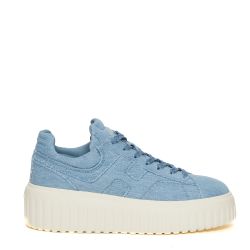 Hogan Damen Blaue Denim-sneaker von Hogan