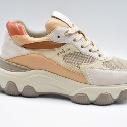 Hogan Damen Weiße Schnür-flachschuhe von Hogan