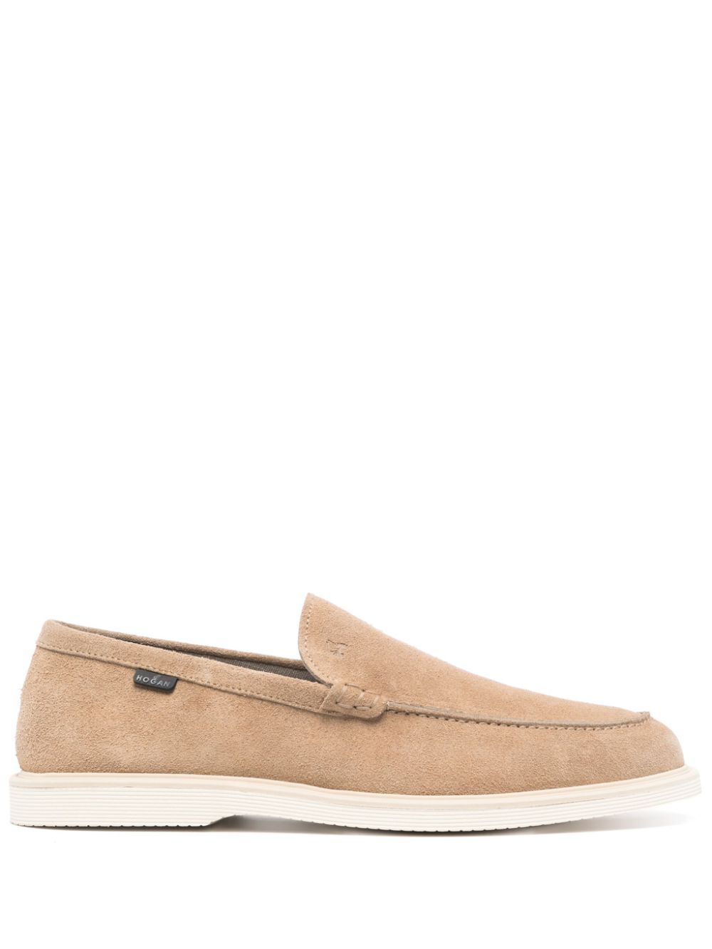 Hogan H616 Loafer aus Wildleder - Nude von Hogan