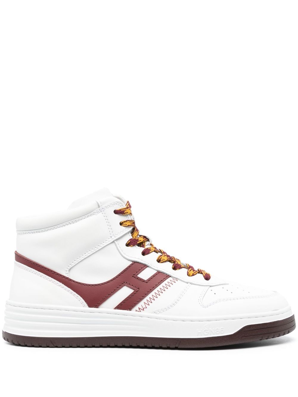 Hogan H630 Basket High-Top-Sneakers - Weiß von Hogan