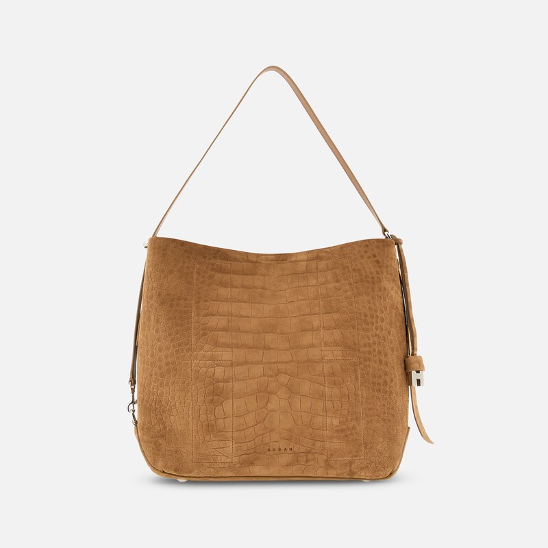 Hogan - Hobo-Tasche Hogan Hocket Medium, BEIGE,  - Taschen von Hogan