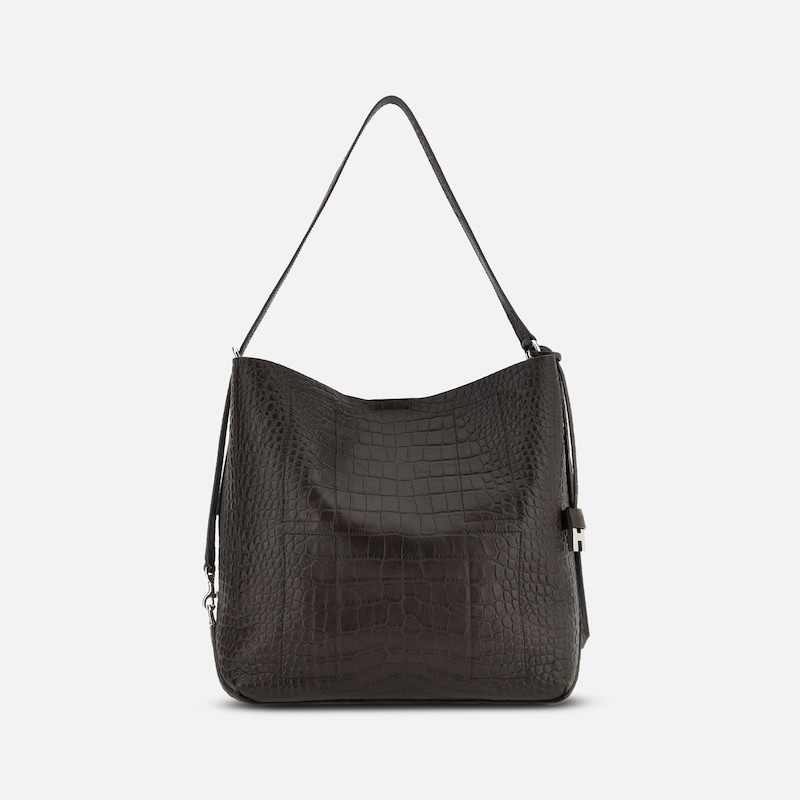 Hogan - Hobo-Tasche Hogan Hocket Medium, BRAUN,  - Taschen von Hogan