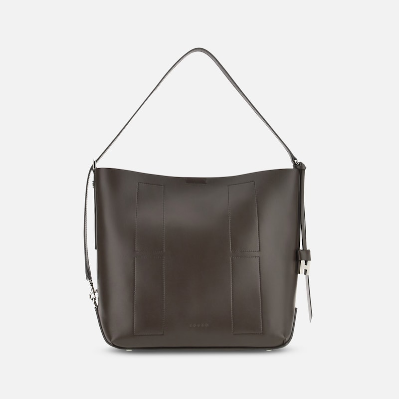 Hogan - Hobo-Tasche Hogan Hocket Medium, BRAUN,  - Taschen von Hogan