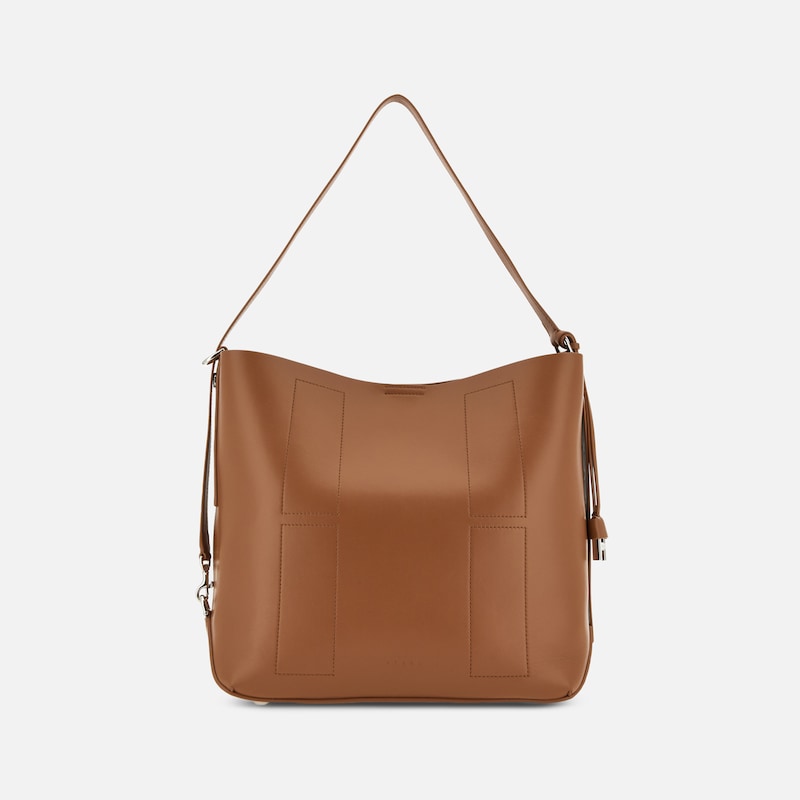 Hogan - Hobo-Tasche Hogan Hocket Medium, BRAUN,  - Taschen von Hogan