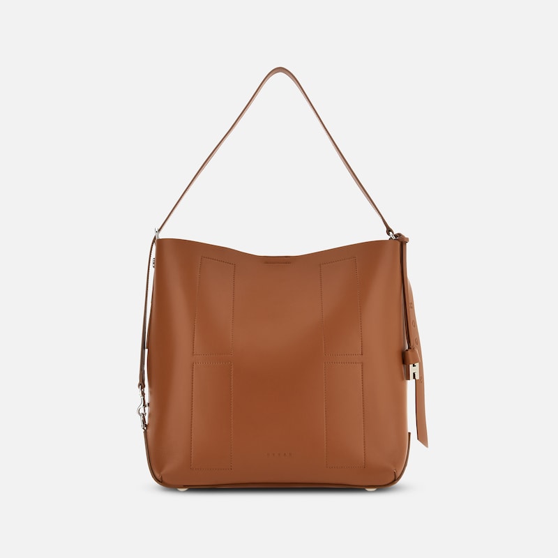 Hogan - Hobo-Tasche Hogan Hocket Medium, BRAUN,  - Taschen von Hogan