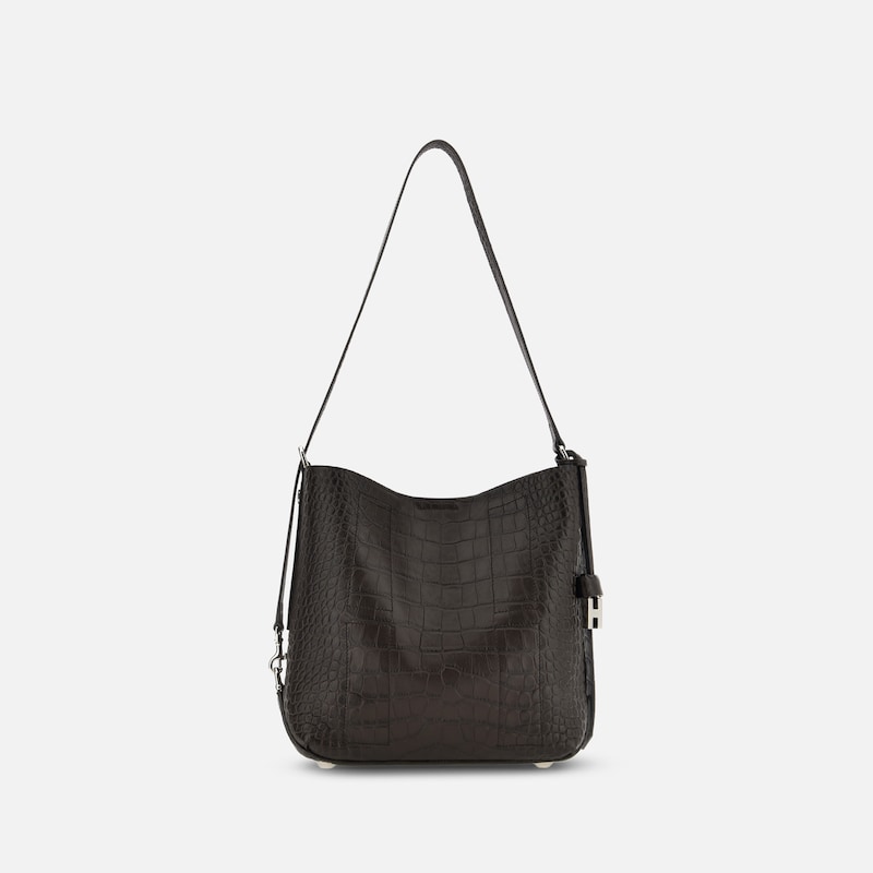Hogan - Hobo-Tasche Hogan Hocket Small, BRAUN,  - Taschen von Hogan