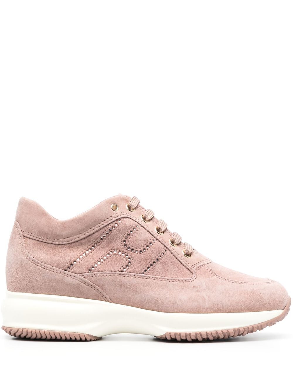 Hogan Interactive Sneakers mit Schnürung - Rosa von Hogan