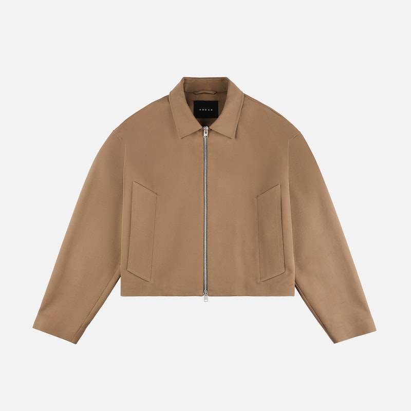 Hogan - Jacke aus Baumwollgabardine, BEIGE, XX - Jacken von Hogan