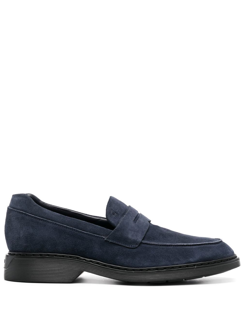 Hogan Loafer mit gebürstetem Effekt - Blau von Hogan