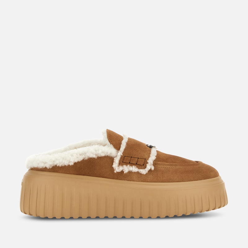 Hogan - Mules Hogan H-Stripes, BEIGE, 36 - Schuhe von Hogan