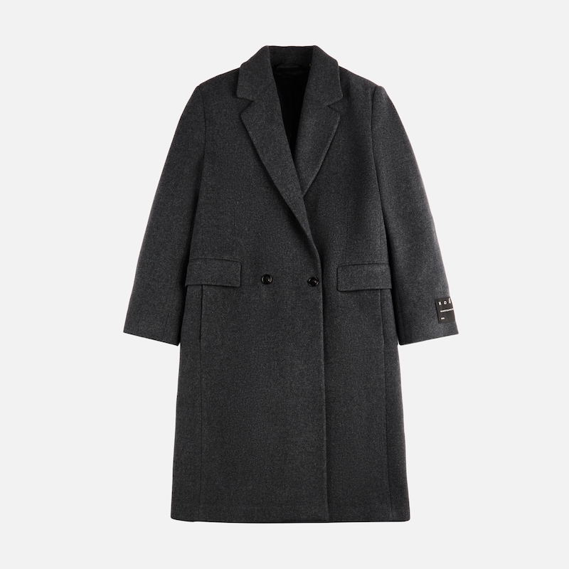 Hogan - Oversize-Mantel, SCHWARZ, M - Jacken von Hogan