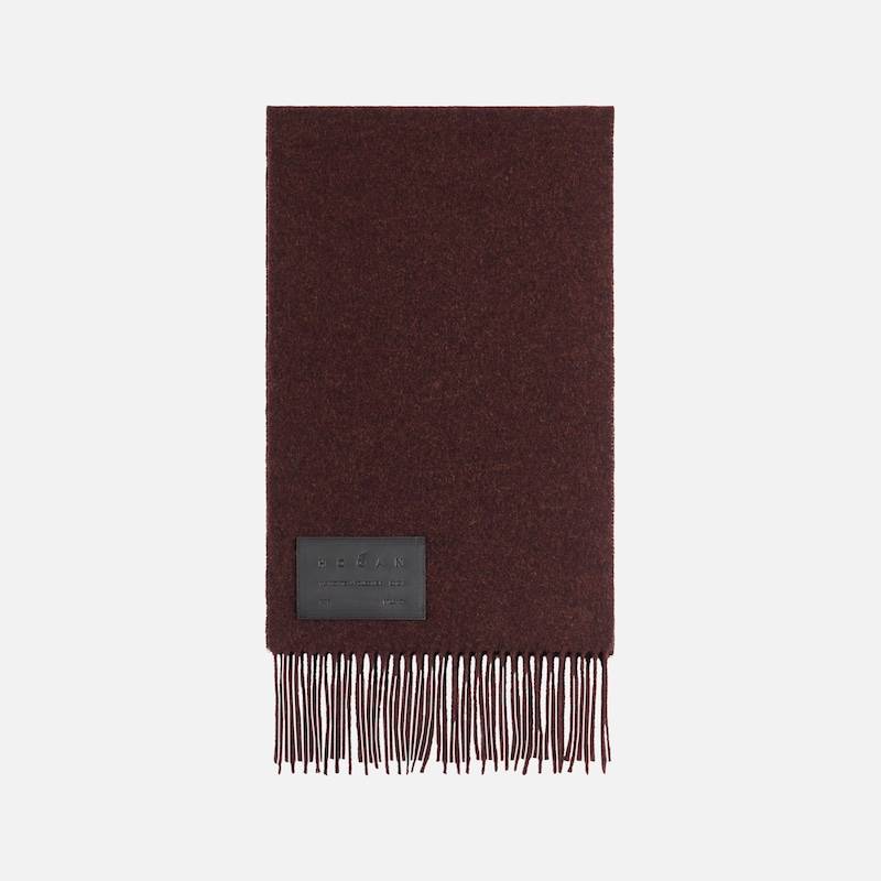 Hogan - Schal aus einer Kaschmirmischung, BORDEAUX,  - Strümpfe von Hogan