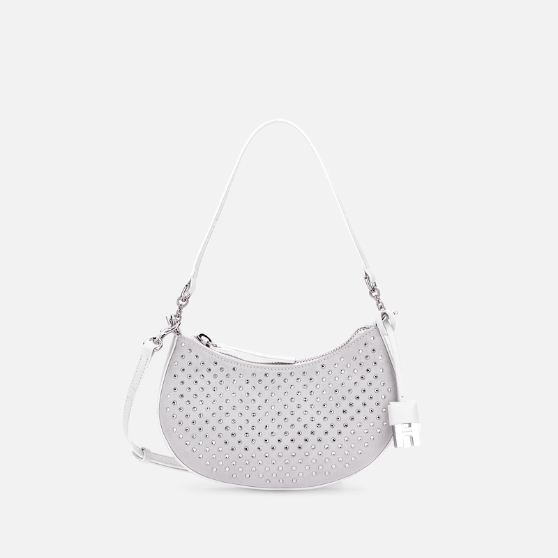 Hogan - Schultertasche  Hogan Hocket Mini, SILBER,WEISS,  - Taschen von Hogan