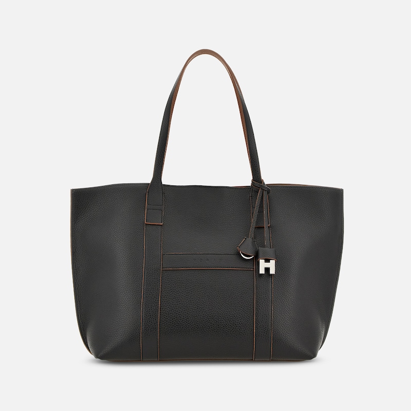 Hogan - Shopper Hogan Script Medium, SCHWARZ,  - Taschen von Hogan