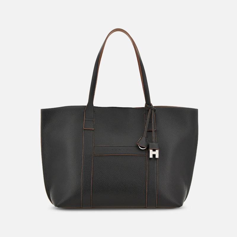 Hogan - Shopper Hogan Script Medium, SCHWARZ,  - Taschen von Hogan