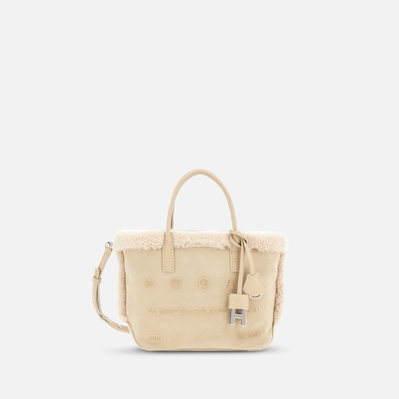 Hogan - Shopper Hogan Script Mini, BEIGE,  - Taschen von Hogan