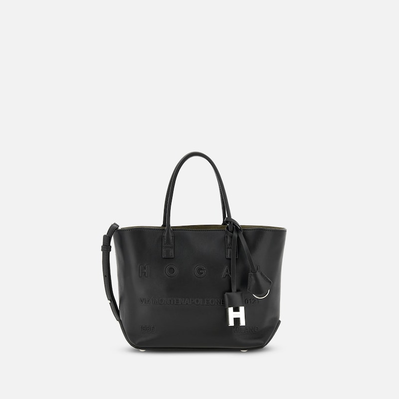 Hogan - Shopper Hogan Script Mini, SCHWARZ,  - Taschen von Hogan