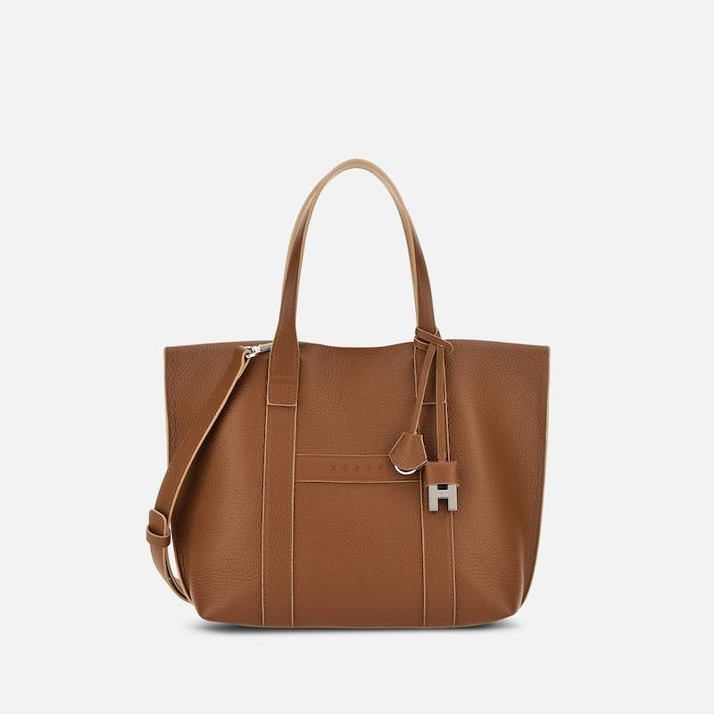 Hogan - Shopper Hogan Script Small, BRAUN,  - Taschen von Hogan