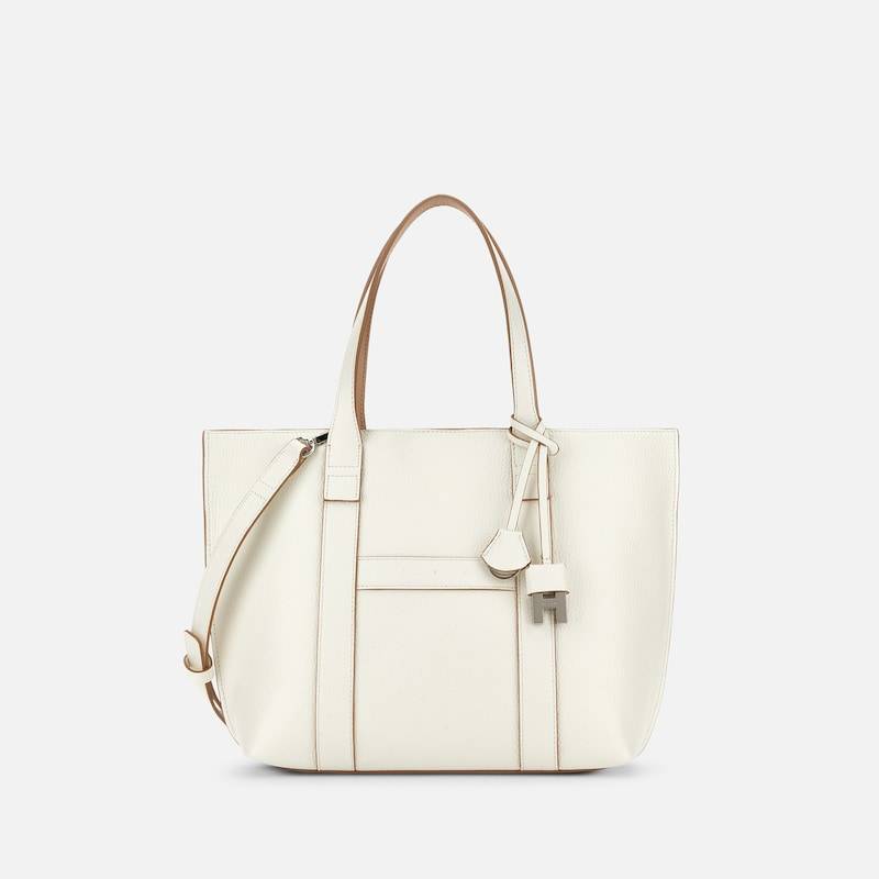 Hogan - Shopper Hogan Script Small, CREME,  - Taschen von Hogan