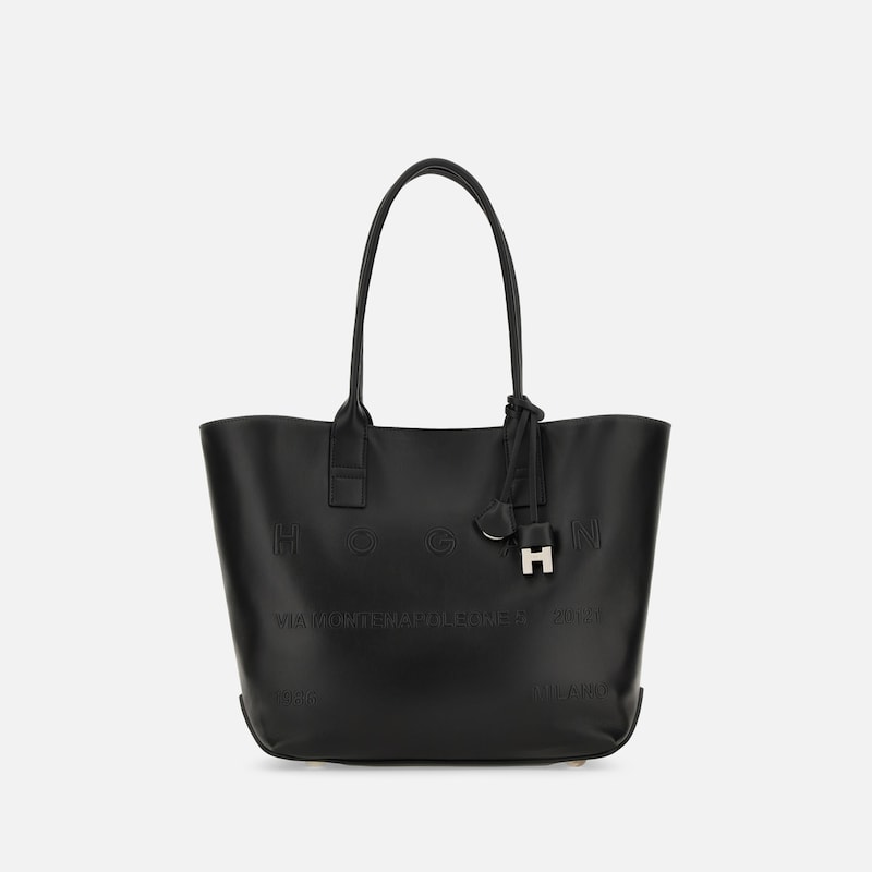 Hogan - Shopper Hogan Script Small, SCHWARZ,  - Taschen von Hogan