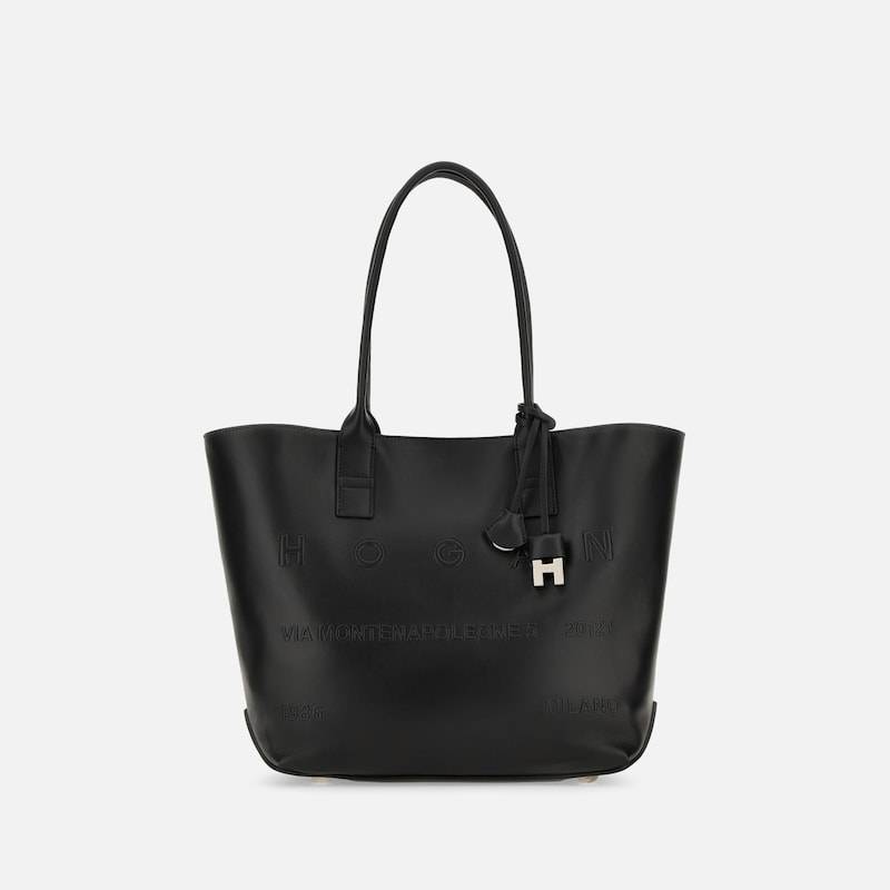 Hogan - Shopper Hogan Script Small, SCHWARZ,  - Taschen von Hogan