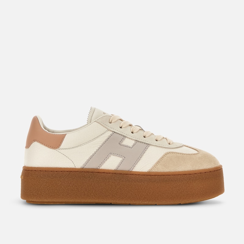 Hogan - Sneakers Hogan Cool, CREME,ROSA,GRAU, 36.5 - Schuhe von Hogan