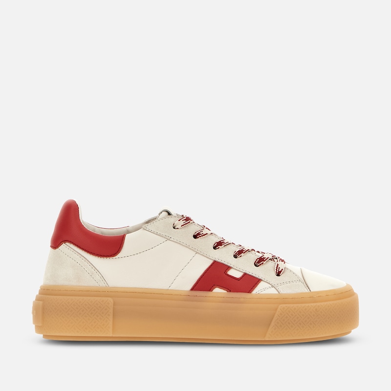 Hogan - Sneakers Hogan Crosswind, ROT,CREME, 35.5 - Schuhe von Hogan