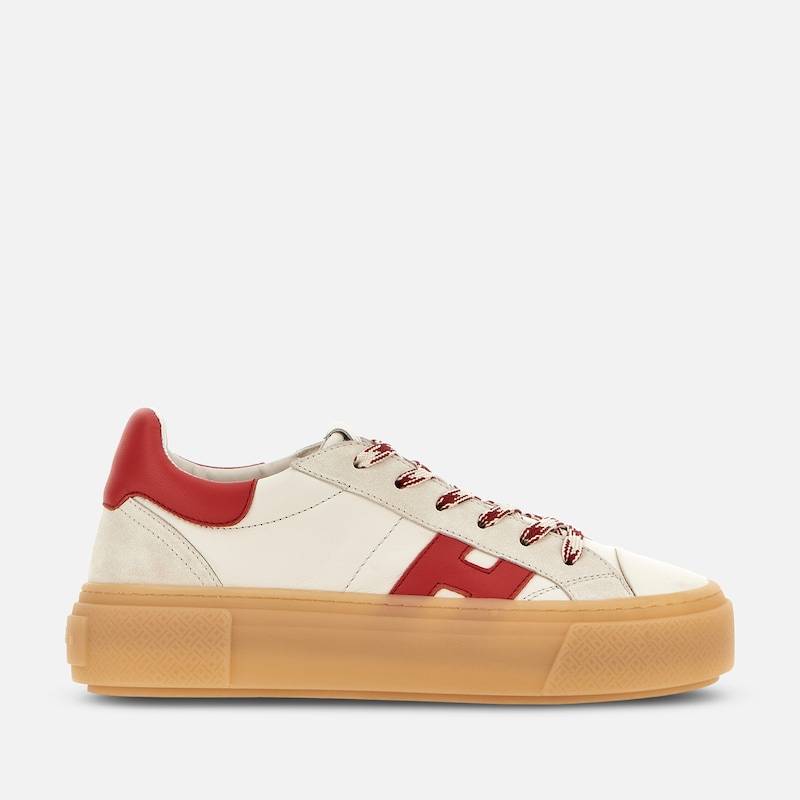 Hogan - Sneakers Hogan Crosswind, ROT,CREME, 40.5 - Schuhe von Hogan