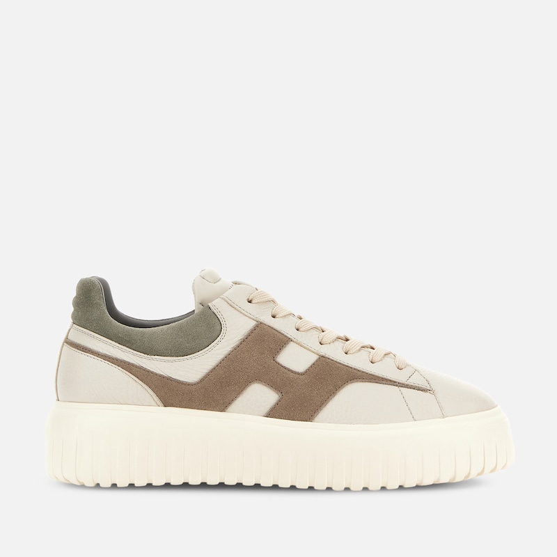 Hogan - Sneakers Hogan H-Stripes, BEIGE,GRAU,CREME, 10.5 - Schuhe von Hogan