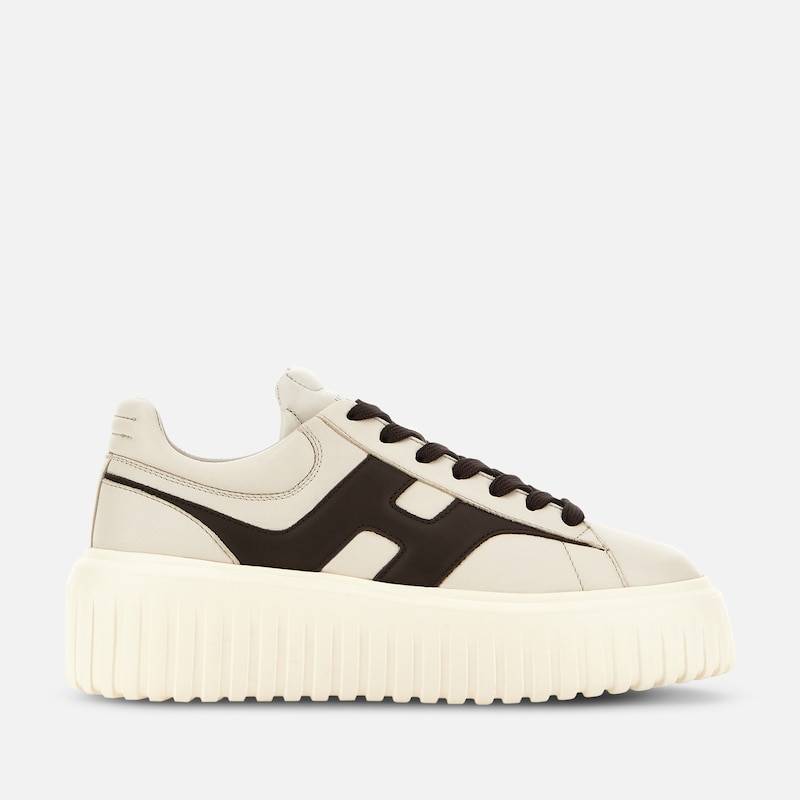 Hogan - Sneakers Hogan H-Stripes, BRAUN,CREME, 41 - Schuhe von Hogan