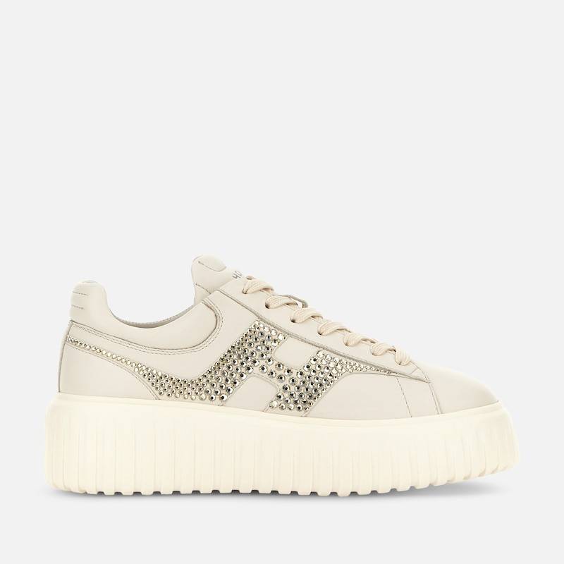 Hogan - Sneakers Hogan H-Stripes, GOLD,CREME, 36.5 - Schuhe von Hogan