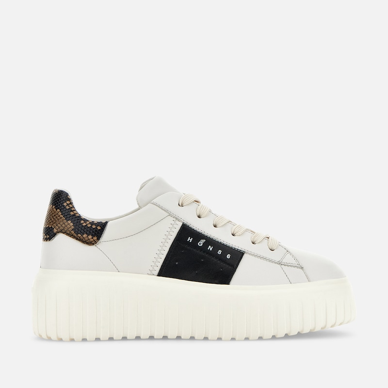 Hogan - Sneakers Hogan H-Stripes, SCHWARZ,CREME, 39 - Schuhe von Hogan