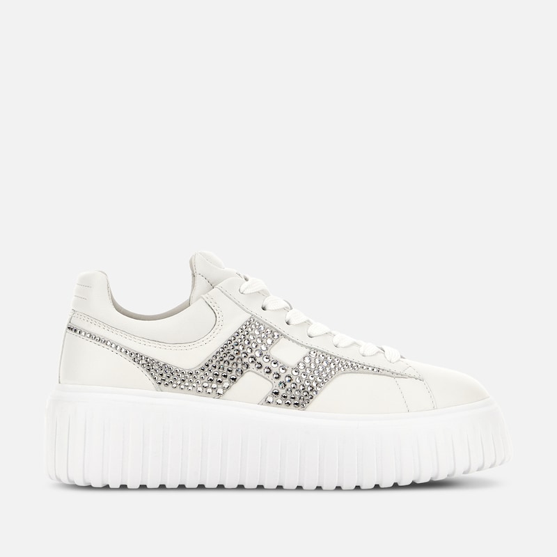 Hogan - Sneakers Hogan H-Stripes, SILBER,WEISS, 42 - Schuhe von Hogan