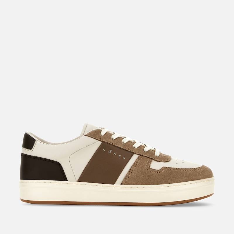 Hogan - Sneakers Hogan H-TV, CREME,BRAUN, 11.5 - Schuhe von Hogan