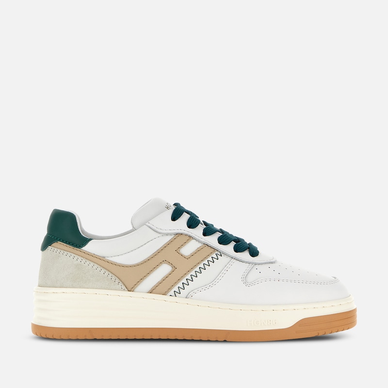 Hogan - Sneakers Hogan H630, GRÜN,BEIGE,WEISS, 39 - Schuhe von Hogan