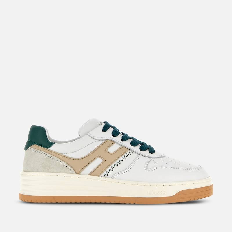 Hogan - Sneakers Hogan H630, GRÜN,BEIGE,WEISS, 39 - Schuhe von Hogan