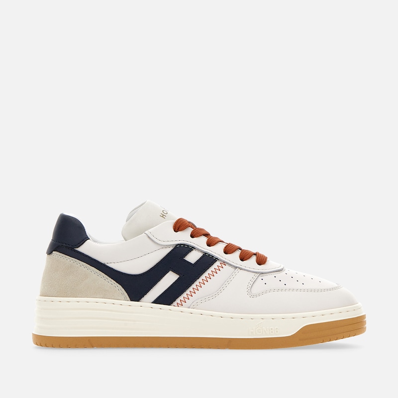 Hogan - Sneakers Hogan H630, BLAU,CREME,WEISS, 38 - Schuhe von Hogan