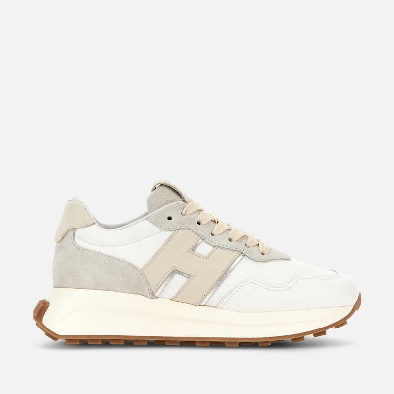 Hogan - Sneakers Hogan H641, BEIGE,GRAU,WEISS, 40 - Schuhe von Hogan