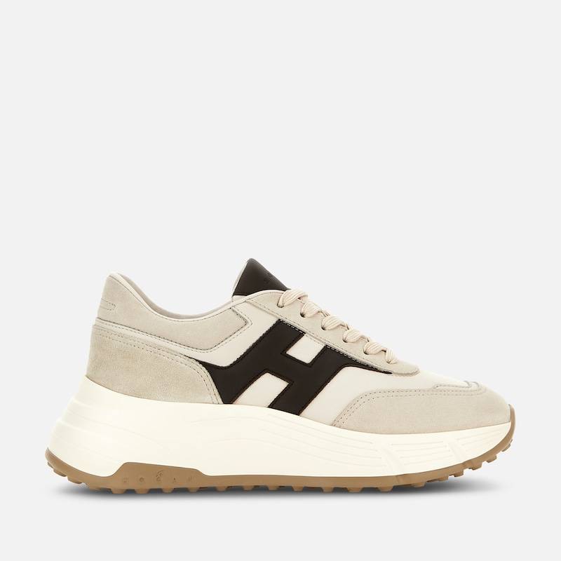 Hogan - Sneakers Hogan Hi-Fi, BRAUN,CREME, 40 - Schuhe von Hogan
