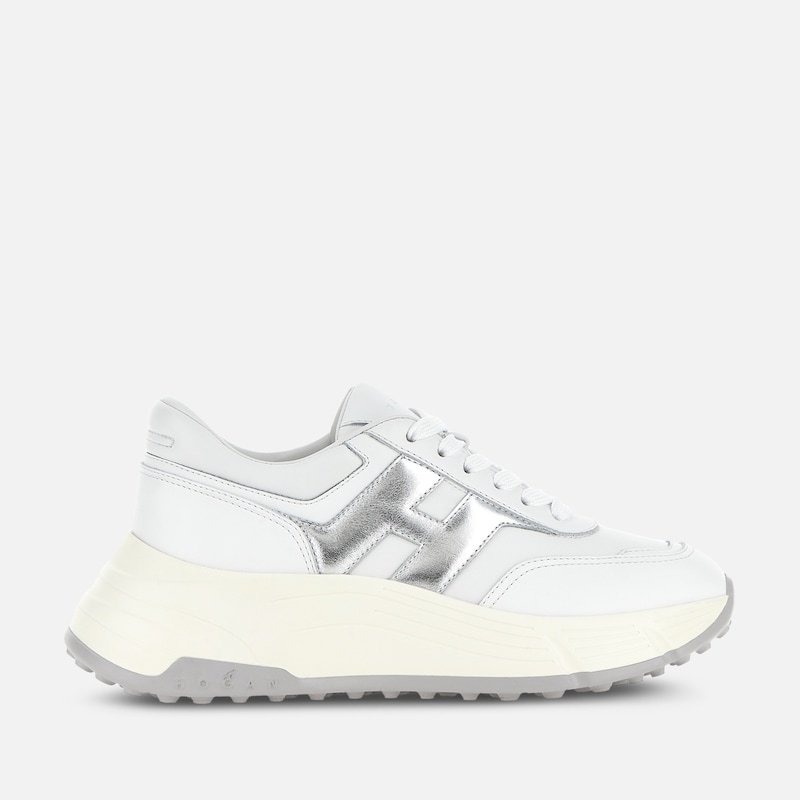 Hogan - Sneakers Hogan Hi-Fi, SILBER,WEISS, 37 - Schuhe von Hogan