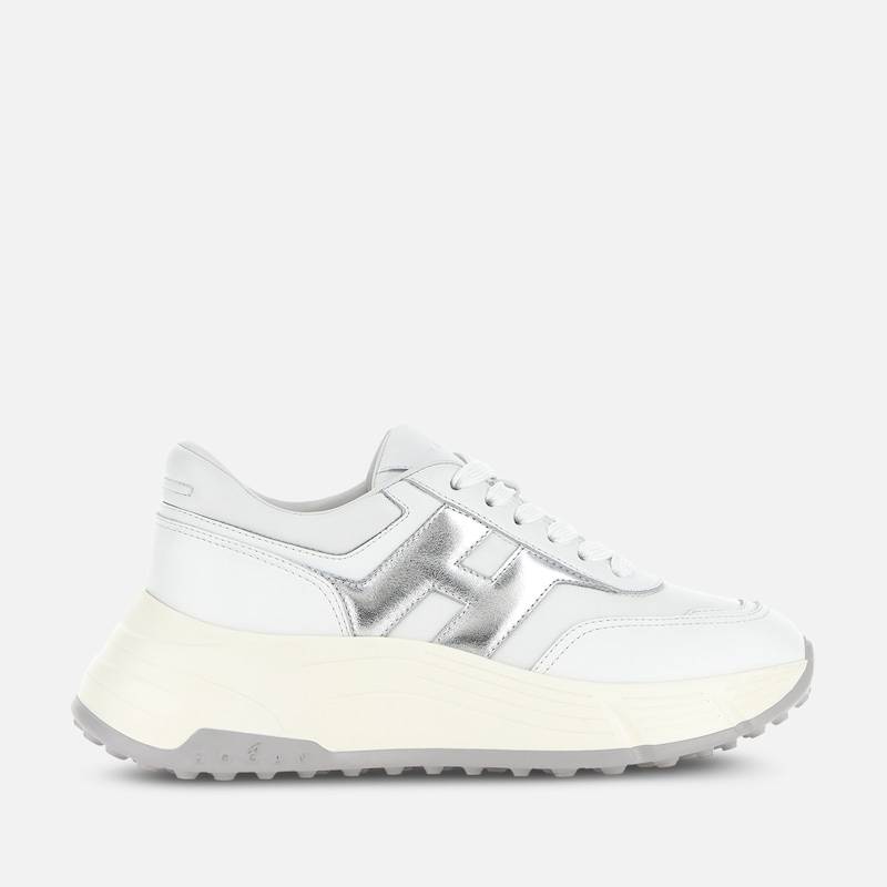 Hogan - Sneakers Hogan Hi-Fi, SILBER,WEISS, 37 - Schuhe von Hogan