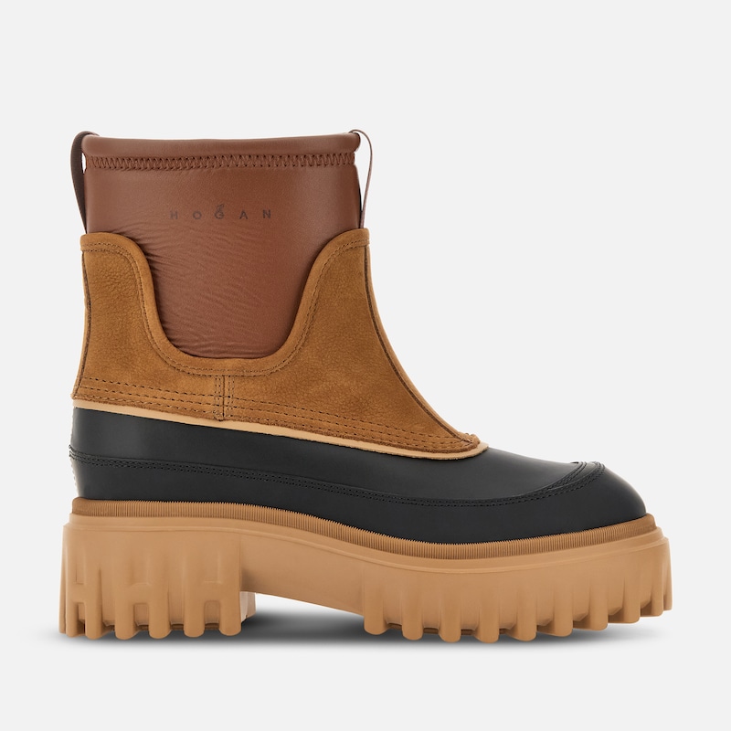 Hogan - Stiefel Hogan H700, SCHWARZ,BRAUN, 37.5 - Schuhe von Hogan