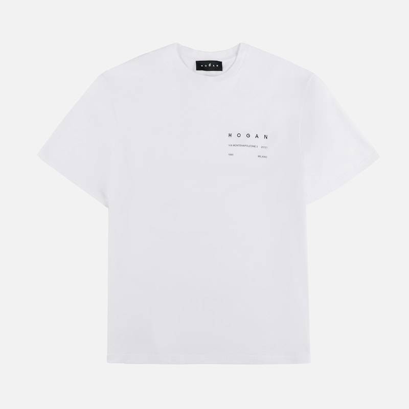 Hogan - T-Shirt, WEISS, S - Polo von Hogan