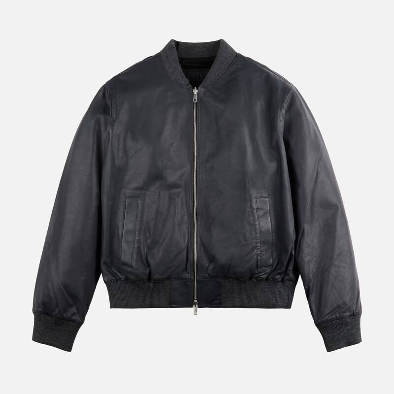 Hogan - Wendbare Bomberjacke aus Leder, GRAU, XX - Jacken Hogan - Wendbare Bomberjacke aus Leder, GRAU, XX - Jacken von Hogan