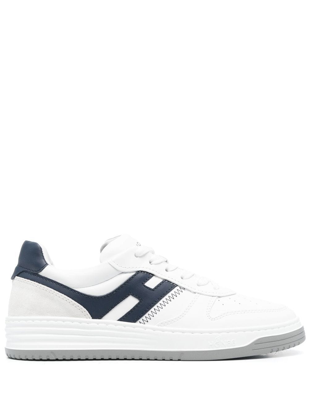 Hogan H630 Sneakers mit Logo-Patch - Weiß von Hogan