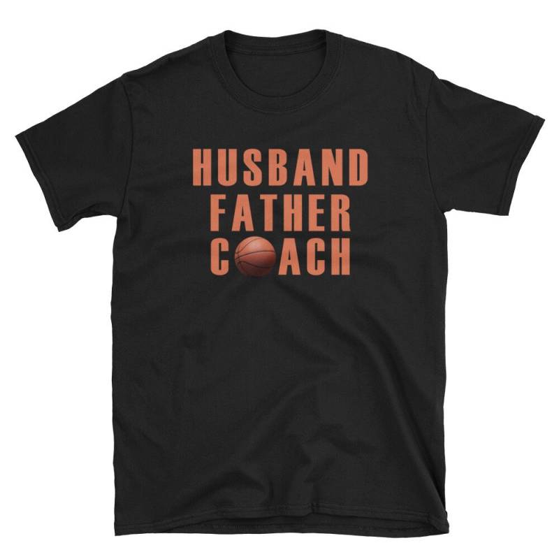 Ehemann, Vater, Basketball-Trainer-Kurzarm T-Shirt Für Vater Am Vatertag Oder Jeden Tag von HogfishTees