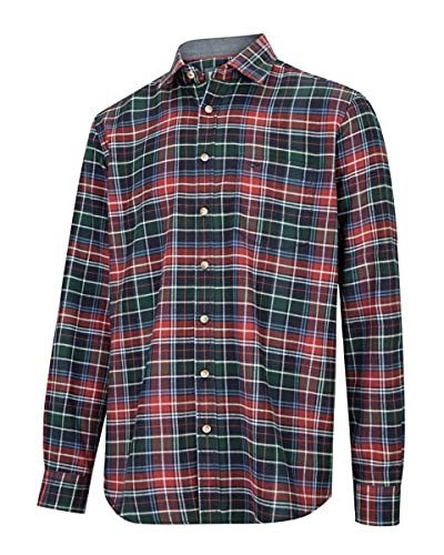 Pitlochry Flannel Shirt Forest Check S von Hoggs of Fife