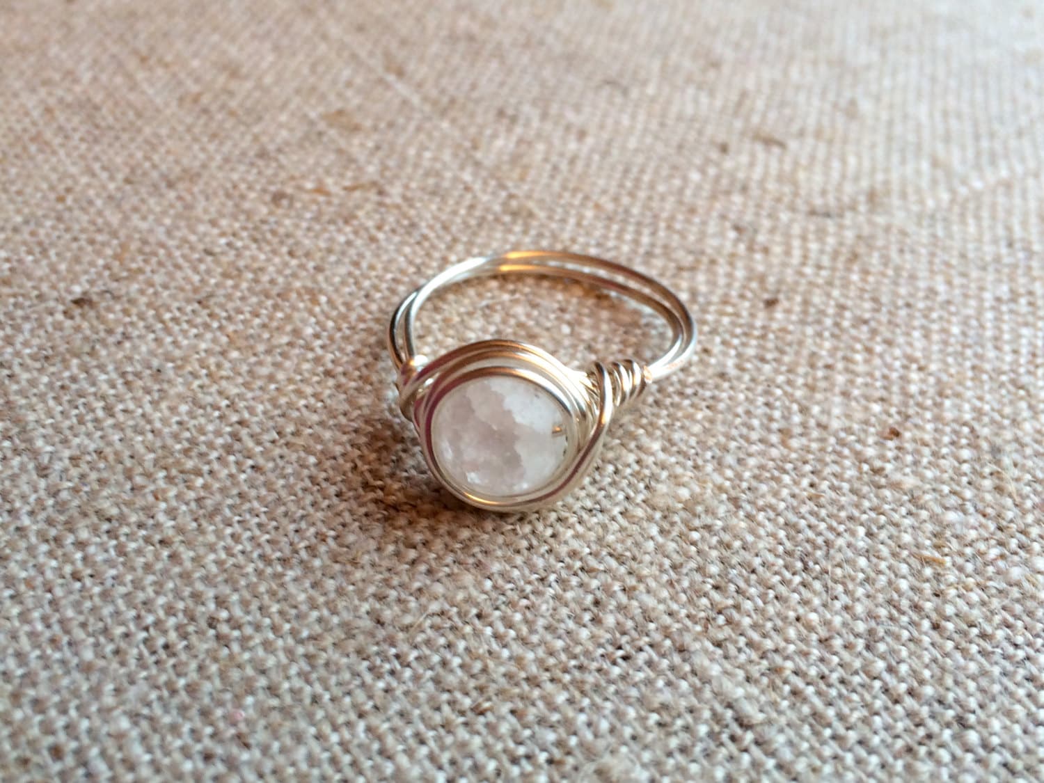 Bergkristall Silber Draht Gewickelt Ring - Größe Zu Bestellen April Geburtsstein Bergkristall Silber Draht Gewickelt Ring - Größe Zu Bestellen April Geburtsstein von HoggwinkleDesigns