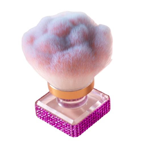 Hogvinnatil Puderpinsel Für Make-up Fixierung | Nagelpuder Entferner Pinsel - Multifunktions Pinsel Für Maniküre & Make-up Mit Reinigungsfunktion von Hogvinnatil