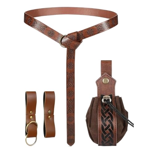 Hogvinnatil Renaissance Gürtelzubehör | Renaissance Gürteltasche Cosplay Zubehör - Cosplay Umhängetasche Outfit Für Damen Erwachsene Convention Theaterbühne Fotoshooting Party von Hogvinnatil